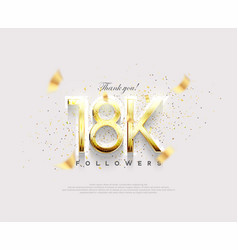 Golden Number 18k Followers Celebration