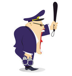 Cartoon Police Officer