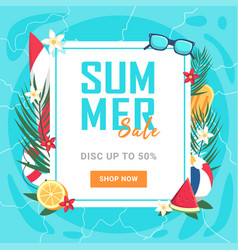 There Is A Summer Sale Banner 50 Off