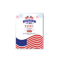 4th July Party Flyer Or Poster Template