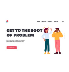 Root Of Family Problems Landing Page Template