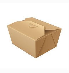 Takeout Noodle Cardboard Box Realistic