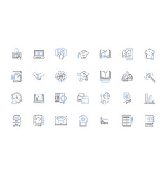 Environmental Science Line Icons Collection