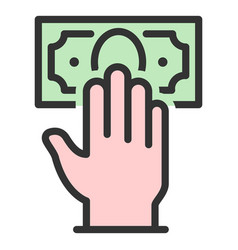 Hand With Dollar Bill