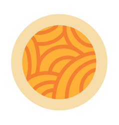 Noodle Soup Tasty Single Isolated Icon With Flat