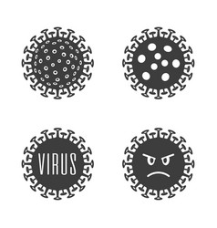 Coronavirus Bacteria Cell Icon