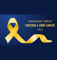 Sarcoma Bone Cancer Awareness Month Banner