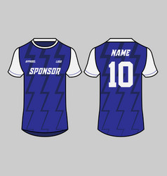 Blue Football Jersey