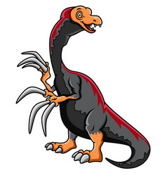 Cartoon Dinosaur Therizinosaurus