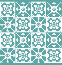 Pastel Mint Azulejo Design For Ceramic Tiles