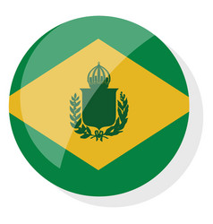 Badge Brazil Empire Flag Brazil