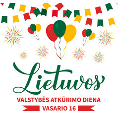 Lithuania Restoration State Day