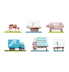 Milk Production Set Pasteurization