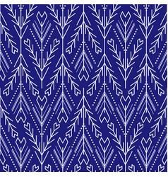 Scandinavian Ornament Blue Winter Mood Design