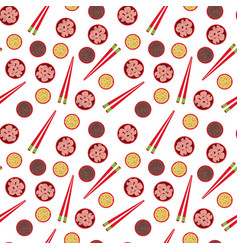 Asian Food Seamless Pattern