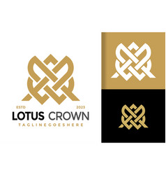 Lotus Crown Logo Icon