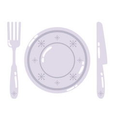 Plate And Cutlery