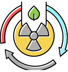 Hazardous Materials Management Color Icon