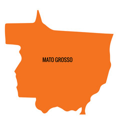 Mato Grosso State Map