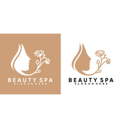 Beauty Spa Logo Design With Line Art And Creative