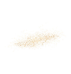 Golden Glitter Cloud Realistic