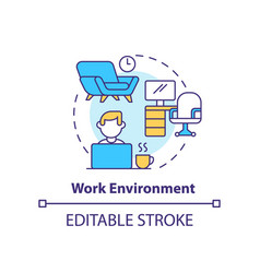 Work Environment Concept Icon