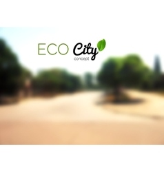 Blurry Country Background Street Eco