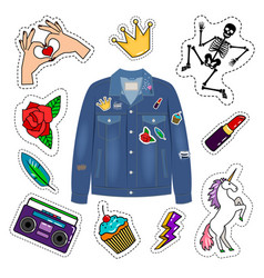 Patches Denim Jacket