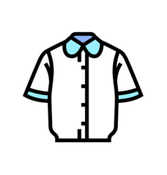 Blouse Japanese School Color Icon