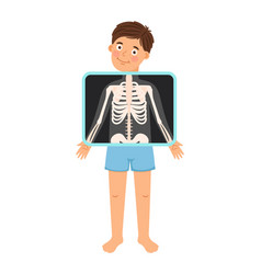 Cartoon Boy Patient Xray