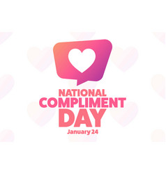 National Compliment Day January 24 Holiday