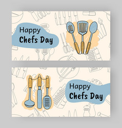 Kitchen Tools Chefs Day Card Household