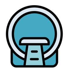 Ct Scan Icon Flat