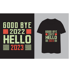 Happy New Year 2023 T Shirt Design