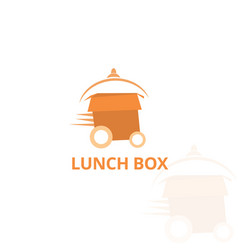 Speed Lunch Box Logo Design With Art