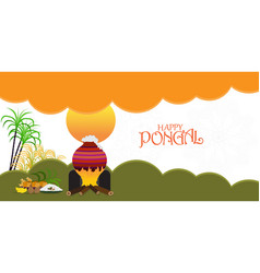 Happy Pongal Celebration Background