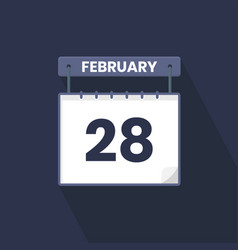 28th February Calendar Icon February 28 Calendar