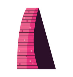 Pink And Triangle Building