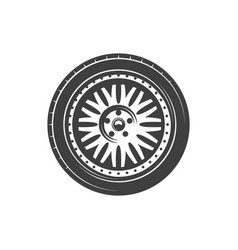 Car Wheel Vehicle Tire Rim Icon