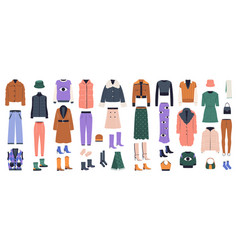 Female Winter Or Fall Clothing Big Set