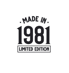 Made In 1982 Limited Edition