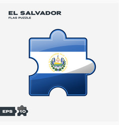 El Salvador Flag Puzzle