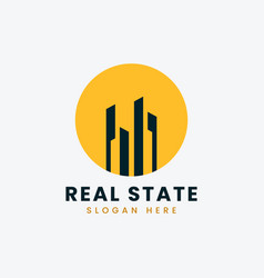 Modern Real Estate Property Apartment Logo Design