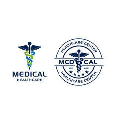 Staf Hermes Caduceus Medical Health Care Logo