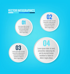 Infographics 1 To 4 Step Circle Frames