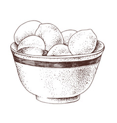 Mozzarella Cheese Balls In A Bowl