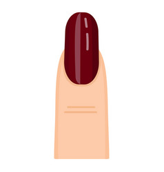 Nail Trendy Studio Icon Cartoon Oval