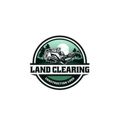 Forestry Mulching Machine Isolated Logo