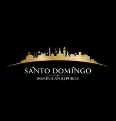 Santo Domingo Dominican Republic City Silhouette