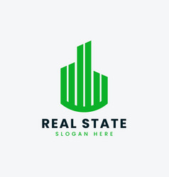 Modern Real Estate Property Apartment Logo Design